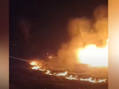 Kürdəmirdə güclü yanğın 