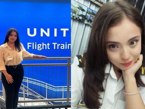 Azərbaycanlı qız ABŞ-də pilot oldu - FOTO