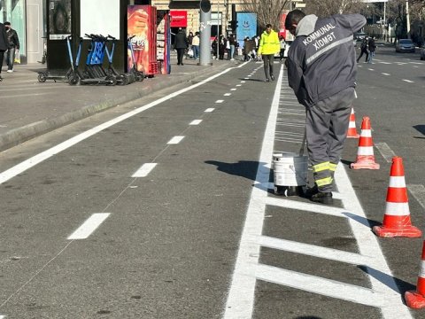 Bu yollara da velisoped zolağı salınır - FOTOLAR