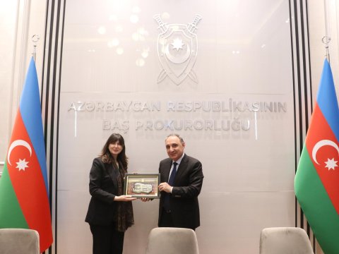 Baş prokuror BMT-nin Azərbaycandakı rezident əlaqələndiricisi ilə görüşdü
