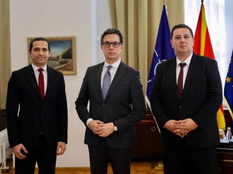 Şimali Makedoniya prezidenti ilə Azərbaycanla əlaqələr müzakirə olundu