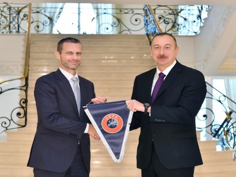 UEFA Prezidentindən İlham Əliyevə təbrik