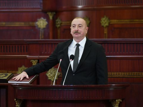 İlham Əliyevin andiçmə mərasimindəki çıxışının TAM MƏTNİ