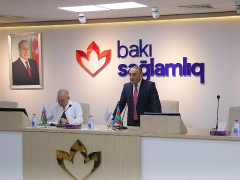 Bakı Sağlamlıq Mərkəzində aylıq hesabat iclası -  FOTOLAR