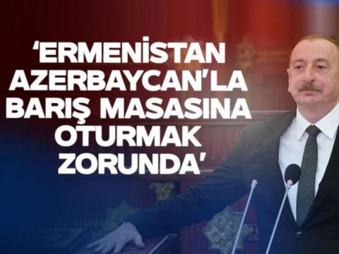 Ermənistan sülh masasına oturmağa məcburdur