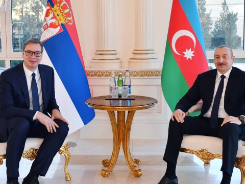 Azərbaycan Prezidenti Vuçiçə məktub yazıb