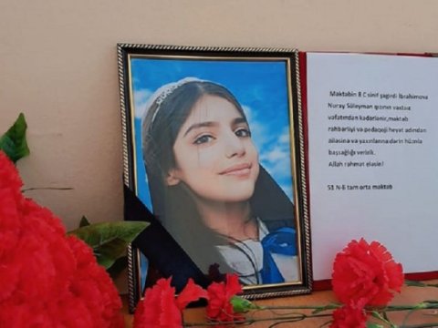 Bakıda məktəblinin ölüm səbəbi açıqlandı