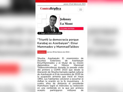Azərbaycan seçkiləri Meksika mətbuatında