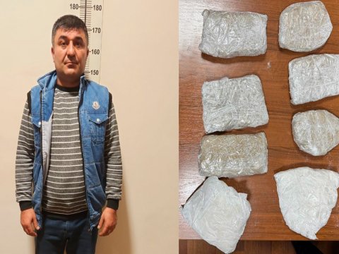 TIR sürücüsü 4 kiloqram heroinlə saxlanıldı