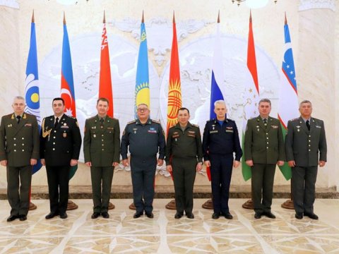 Hərbi attaşelik aparatının nümayəndələri Moskvada keçirilən iclasda - FOTO