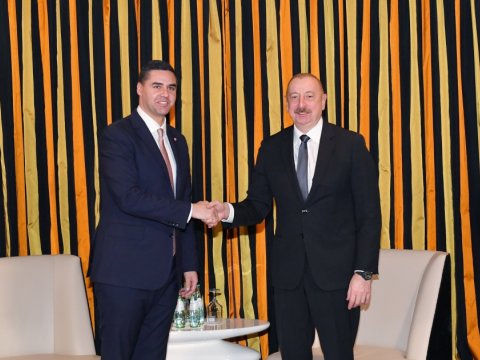 Prezident ATƏT sədri ilə danışıqlar apardı