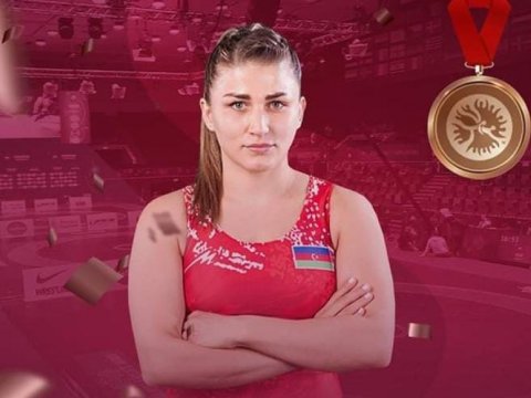 Qadın güləşçimiz Avropada bürünc medal qazandı