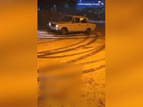 Qarlı havada avtoxuliqanlıq edənlər HƏBS OLUNDU