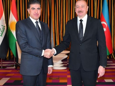 İlham Əliyevlə Bərzaninin görüşü olub