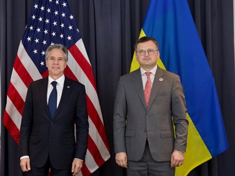 Blinken Ukraynanın XİN başçısı ilə görüşdü