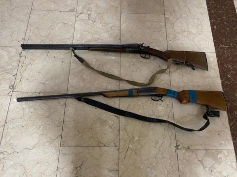 İsmayıllı sakinləri silahlarını polisə təhvil verdilər
