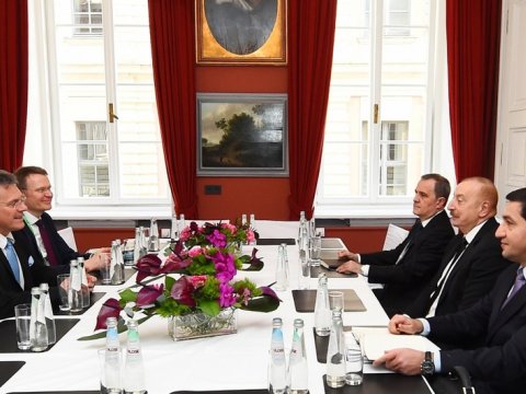 Prezident Avropa Komissiyasının rəsmisi ilə görüşdü - FOTO