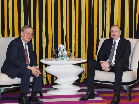 İlham Əliyev Münxendə daha bir görüş keçirdi