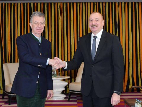 Prezident Münxen Təhlükəsizlik Konfransının sədri ilə görüşdü - YENİLƏNİB