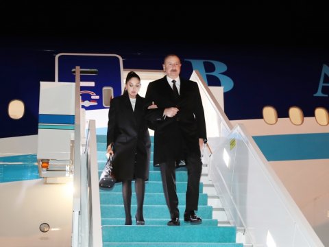 İlham Əliyev və xanımı Türkiyədə səfərdədir - FOTOLAR