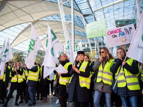 Almaniya hava limanlarında növbəti tətillər başlayır