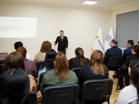 “AzerGold” qadınlarla bağlı layihənin icrasına başladı - FOTO