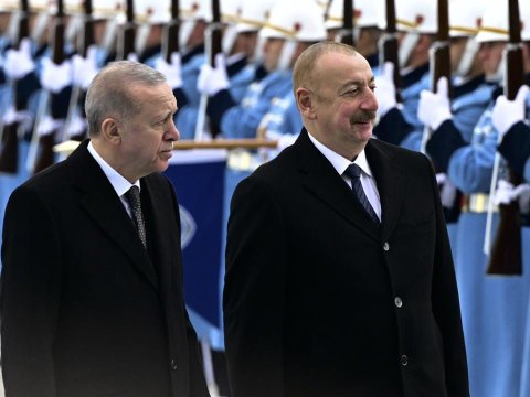 Ərdoğan İlham Əliyevi Ankarada belə qarşıladı - FOTOLAR