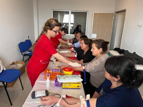 Goranboyda qanvermə aksiyası keçirilib - FOTO