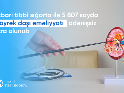 Böyrək daşlarının xaric edilməsi icbari tibbi sığortaya daxildir