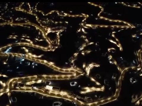 Laçının səmadan ecazkar görüntüsü - VİDEO