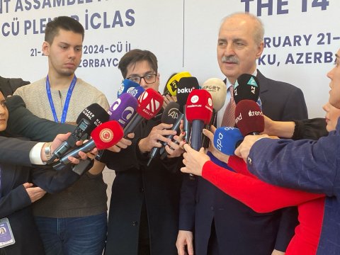 TBMM sədri İlham Əliyevi təbrik etdi