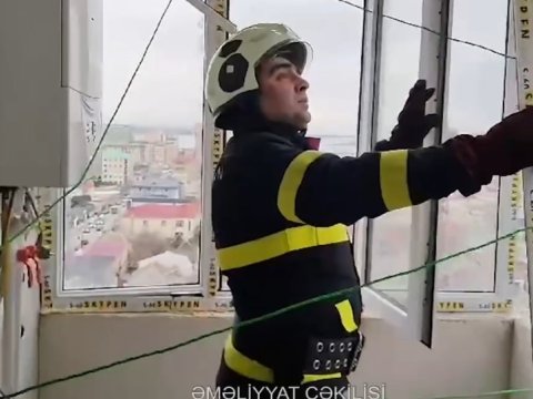 Xırdalanda evdə partlayış - YARALI VAR