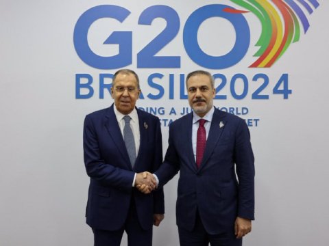 Hakan Fidan Lavrovla görüşdü 