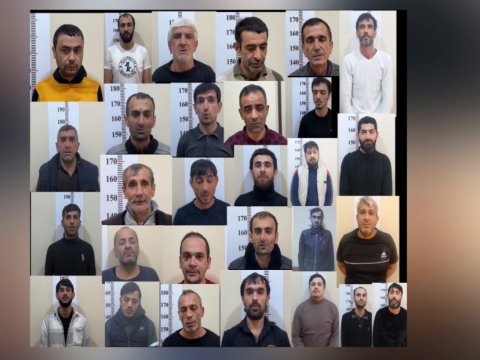 Polis Gədəbəydə əməliyyat keçiddi - 30-dan çox narkotacir saxlanıldı