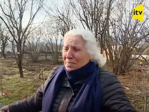 Üç övladını Xocalıda öz əlləri ilə basdıran Sədaqət Hüseynova - VİDEO