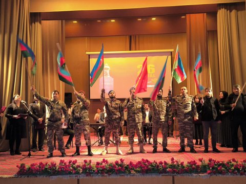 Hacıqabulda “Haqqın səsi” adlı anım mərasimi keçirilıb - FOTO