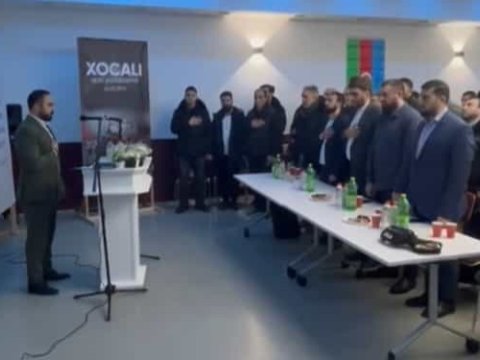 Kölndə Xocalı soyqırımı qurbanları anılıb - VİDEO