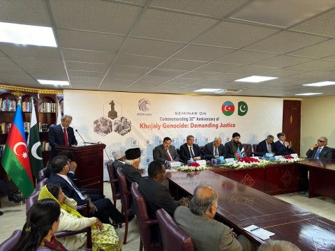 Xocalı soyqırımı qurbanları Pakistanda anılıb - FOTO