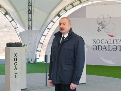 Bu gün Xocalıda olmağımız tarixi ədalətin tam bərpası deməkdir