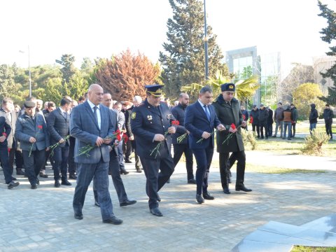 Neftçalada Xocalı soyqırımının 32-ci ildönümü qeyd olundu - FOTO
