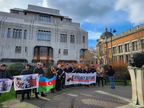 Londonda anım abidəsi ziyarət olundu