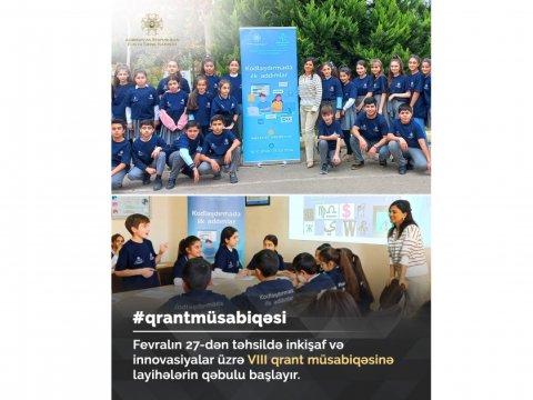 Müəllimlərə şad xəbər - Qrant müsabiqəsinə sənəd qəbulu başladı