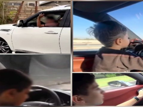 Avtobus sürən uşağın valideyni cərimələndi