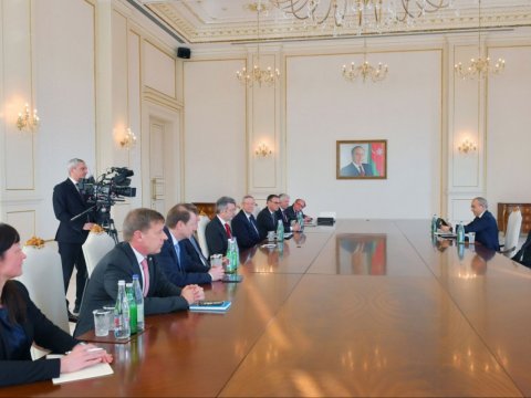 Prezident qəbul keçirdi - FOTOLAR 