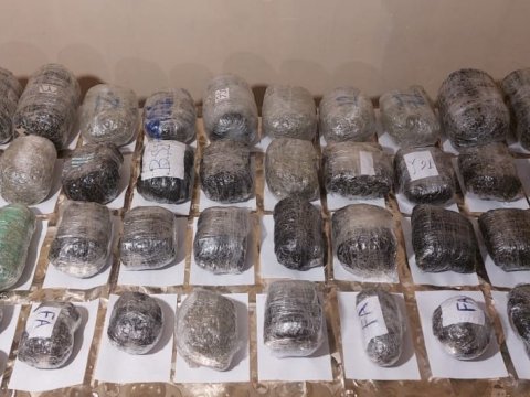İrandan Azərbaycana 43 kiloqram narkotikin keçirilməsinin qarşısı alındı
