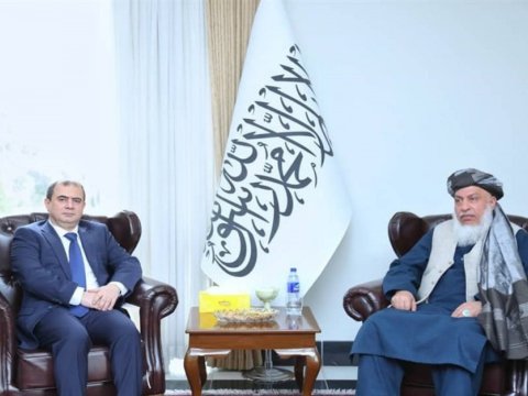 Səfirimiz Taliban XİN rəhbərinin müavini ilə görüşdü