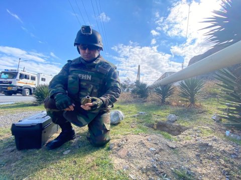 Buzovnada qumbara tapıldı - VİDEO