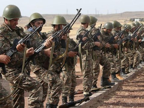 Ermənistanda 5 minə yaxın hərbçi təlimlərə cəlb olunacaq
