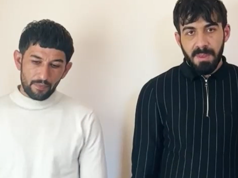 Hədə-qorxu ilə yığdıqları pulları həbsxanaya göndərənlər tutuldu - VİDEO