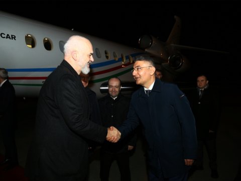 Edi Rama Azərbaycana GƏLDİ 